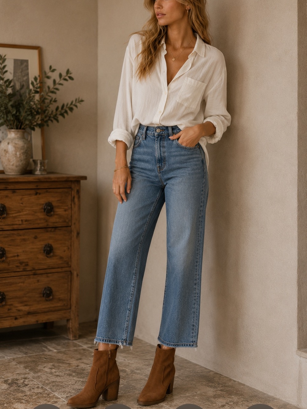 ASOS DESIGN Wide Fit Elliot western boots